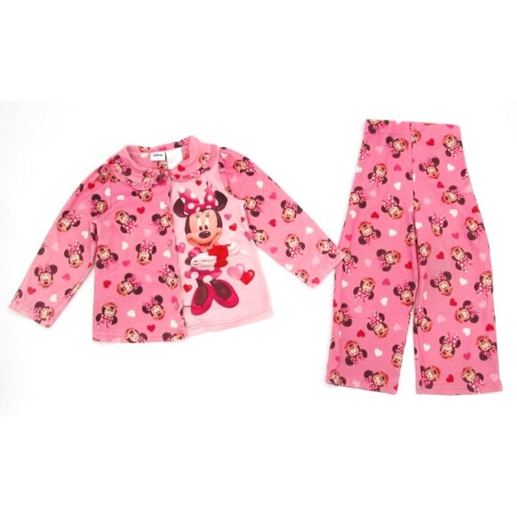 Vintage Girls Pajama Lot Toddler 4T Pink Purple Disney Carters Hello Kitty Y2K - Picture 3 of 16